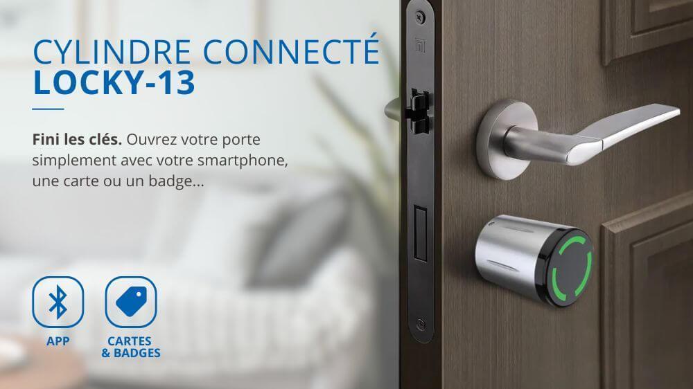 Cylindre connect&eacute; &eacute;lectronique LOCKY-13